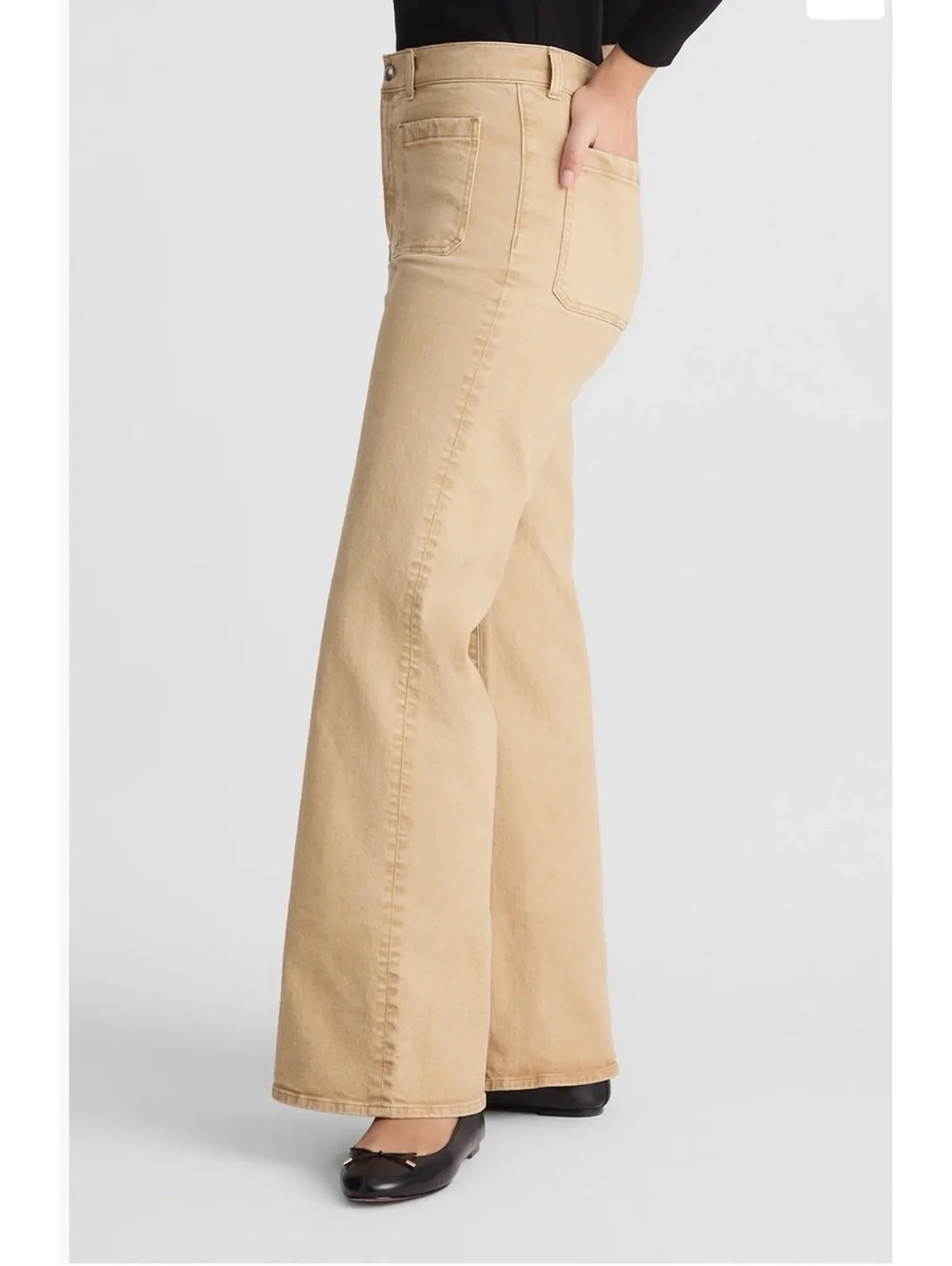 Madewell Emmy Patch Pocket Wide Leg  Size 28 T Boho Hippie